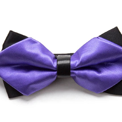 Men Ties Solid Fashion Butterfly Party Wedding Black Red Bow Tie for Boys Girls Candy Bowknot Accessories Formal Dress Bowtie