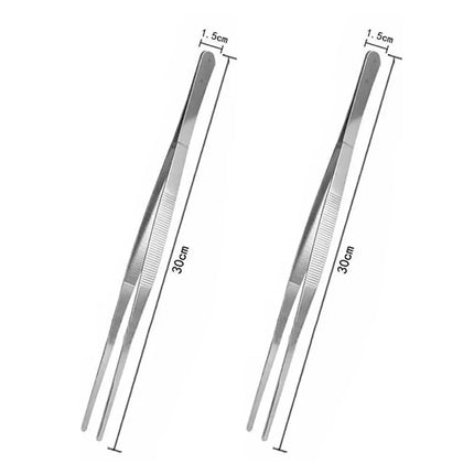 Multifunction Barbecue Tongs Stainless Steel Food Tongs BBQ Clip Kitchen Gadgets Cooking Tweezers Buffet Tool CFQJ006