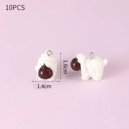 10pcs Resin Imitation Strawberry Shape Charms For DIY Key Chain Necklace Pendants Ornament Jewelry Making Accessories