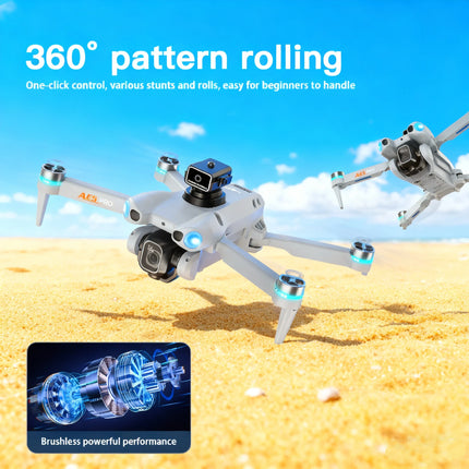 2026 AE5 Max Drone 8K HD Quadcopter with 4.5' Screen Control 20 Min Battery Headless Mode 360° Flip Mini Helicopter Toy for Kids