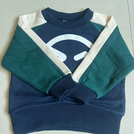 kids sweaters 2025 new autumn boys girls cute print sweatshirts child cotton outwear tops clothing