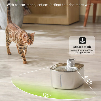 APETDOLA 4L Wireless Cat Water Fountain Auto Sensor Drinking Fountain For Cats Dog Drinker Pet Water Dispenser Accessories