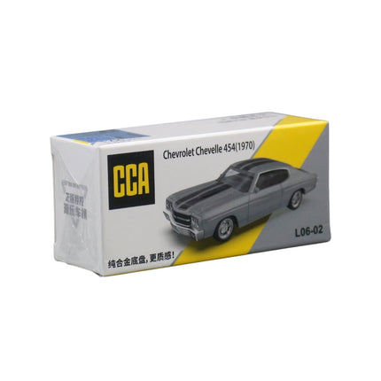 1/66 Chevrolet Chevelle 454 Miniature Model CCA 1:64 3" Zinc Alloy Toy Car Vehicle Free Wheels Diecast Collection Gift For Kid