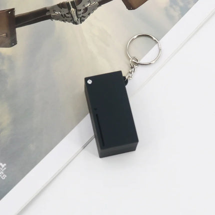 Fashion Ps5 Simulation Drop Glue Console Game Handle KeyChain Boys Pendant llaveros Simple Tide Play Hanging Ornaments Gifts