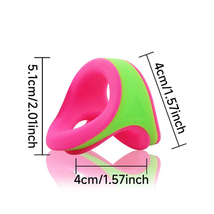 Cock Penis Ring Reusable Delay Ejaculation Stronger Erection Sex Toys Adult Supplies Linen Nozzle Ring Cock Sex Toys For Men