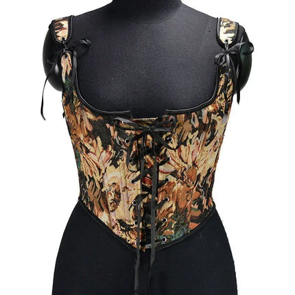 Fashion Lolita Shirt Women Corset Top Camis y2k Body Shaper Woman Clothing Blouses Sexy Waist Trainer Bustiers Ladies Underbust