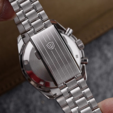 Watchdives New Wd1863 Quartz Men Watch VK63 Chronograph Bubble Sapphire Waterproof 39Mm Steel Top Brand Luxury Business Watch