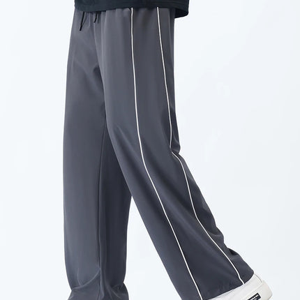 Summer Men Sweatpants Joggers Straight Pants Neutral Breathable Loose Outdoor Quick Drying Fabric Fitness Pants Casual Trouser