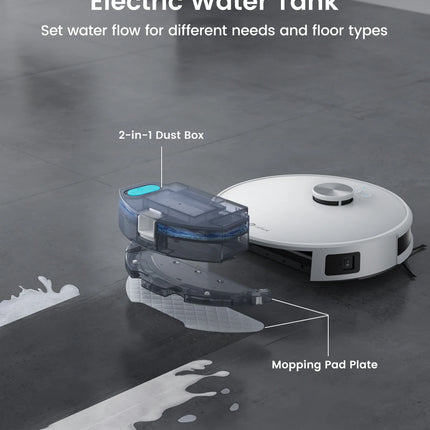 Lefant M1 LDS Robot Vacuum Cleaner with Multi Plane Mapping, 4000Pa Suction,Schedule, App/Alexa Control, for Pet Hair