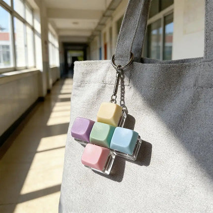 Press Keyboard Keychain Decompression Toy Macaron Axle tester Mechanical Keyboard Fidget Key Finger Toys For Adults Antistress