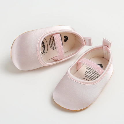 NEW Infant Baby Girls Mary Jane Princess Wedding Dress Shoes Toddler Crib Shoes Versatile baby princess shoes