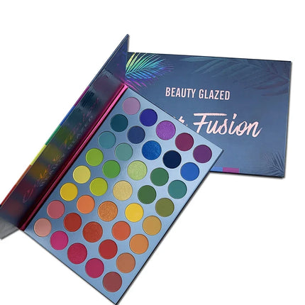 BEAUTY GLAZED 39 Color Rainbow Eyeshadow Palette Long lasting Neon Glitter Eye Shadow Pallete Eye Makeup Cosmetics