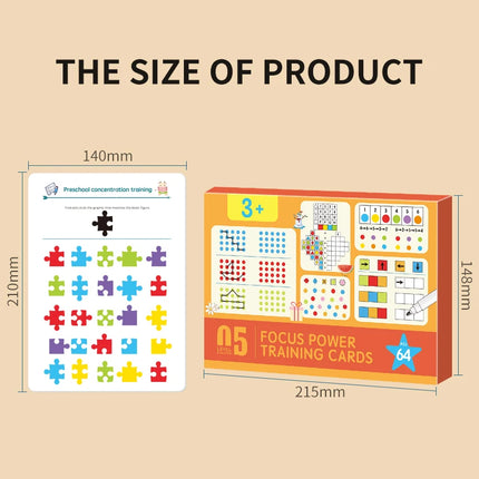 Children Montessori Drawing Toys Pen Control Training Color Shape Math Match Game Set Toddler Learning Educational Toys for Kids