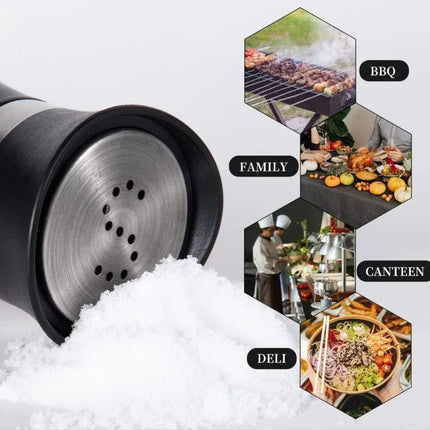 2pcs Seasoning Shaker Glass Bottles Spices Storage Barbecue Condiment Jar Salt Pepper Boxes For Kitchen Gadget Tools Organizer