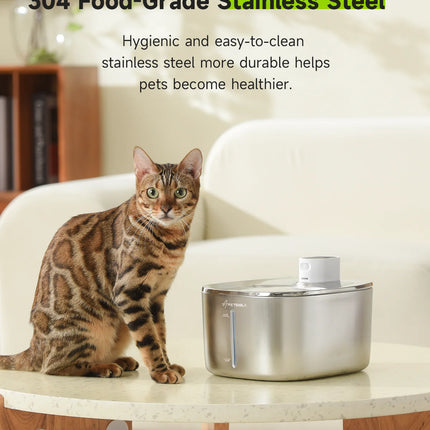 APETDOLA 4L Wireless Cat Water Fountain Auto Sensor Drinking Fountain For Cats Dog Drinker Pet Water Dispenser Accessories