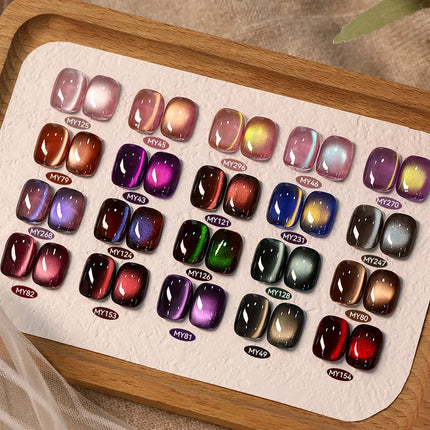 BORN PRETTY 10ml Brown Purple Black Red Cat Magnetic Gel Polish Manicure Soak Off UV Gel Nail Art Varnish Autunm Winter Nails