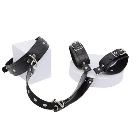 Bondage Kit BDSM Restraints Silicone Mouth Gag Sex Toys For Couples Women Slave Collars Obedience Handcuffs Collars Adult Game18