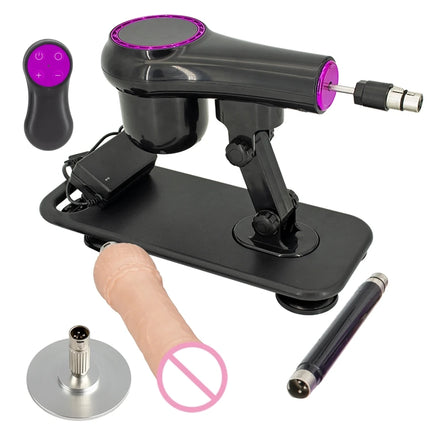 FREDORCH Portable Sex Machine Adjustable Speed Angle Automatic Wireless Control for Woman Man Masturbating Pumping Gun Sex Toys