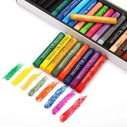 KUPTOOL Oil Pastel Set, Professional Painting Soft Oil Pastels Drawing Graffiti Art Crayons Washable Round Non Toxic Pastel Sti