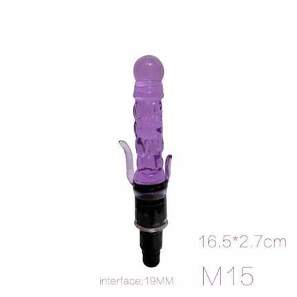 Masturbator Fascia Gun Adapter Attachements Massage Head to silicone Dildo Sex Toys for Women Vibrators Penis