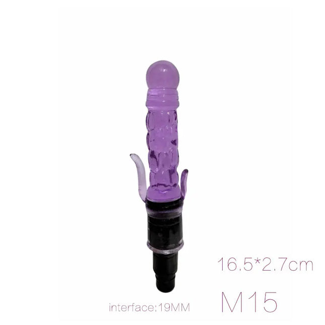 Masturbator Fascia Gun Adapter Attachements Massage Head to silicone Dildo Sex Toys for Women Vibrators Penis