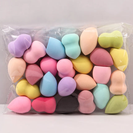 Big size Makeup Sponge,Color shapes randomly mix colors 25pcs Water Drop Design cosmetic face sponge Beauty Sponges Egg Shaped
