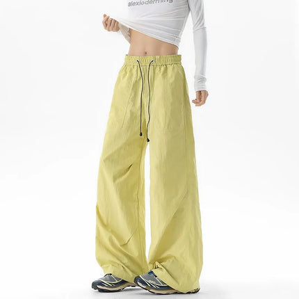 2026 Summer New Outdoor Water-Repellent Wrinkled Loose Men's Cargo Pants