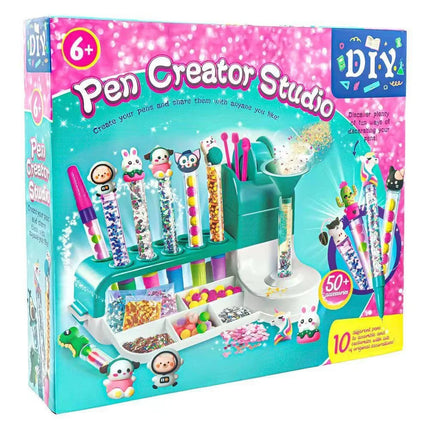 Kids Educational DIY Magic Quicksand Pen Craft Set Creative Art Handmade Making Kit Children Party Birthday Gift Toy