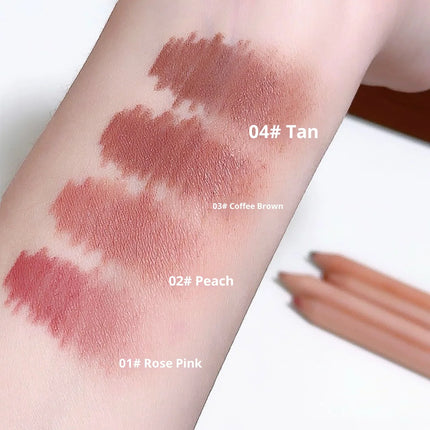 Waterproof Matte Lipliner Pencil Red Brown Contour Tint Filling Lipstick Long Lasting Non-stick Cup Moisturising Lips Makeup