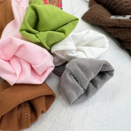 Baby Boys Basic Tee Long Sleeve T-shirts Pure Cotton Baby Girl Tops Kids T-shirt Cotton Spring Tee Shirts Baby Boy Clothes Tees