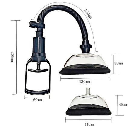 Adult Sex Toys - Female Nipple Sucker and Clitoral Pump Set, BDSM Nipple Stimulation and Vaginal Enhancement Sensory Experience