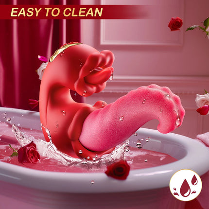 Tongue Licking Clitoral Vibrator for Women Clitoris Stimulator G Spot Dildo Female Vagina Massager Vibrating Sex Toys for Adult