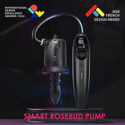 2026 New Electric Smart Vibrating Anal Plug Rosebud Pump Vacuum Sucking Massage Prostate ButtPlug Adult Sex Toys For Man Women