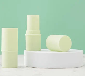 Wholesale 6g Cylinder Solid Deodorants Tube Green/Pink/Purple Lip Balm Container Empty Lipstick Bottle Cleansing Mask Stick