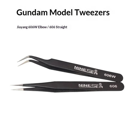 606/606W Precision Tweezers High Hardness Anti-Static for DIY Military Model Making Tool Water Decal Work Hobby Craft Project