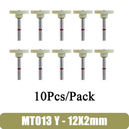 10Pcs High Quality Dental Ceramic Diamond Polishing Burs for Dentist Lab Quick Polishing Zirconia Porcelain Crown Tools