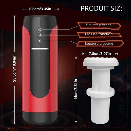 Male Masturbator Automatic Vibration Vagina Blowjob Machine Soft Pussy Penis Pump Masturbation Cup Sex Toys for Men Sex Machine