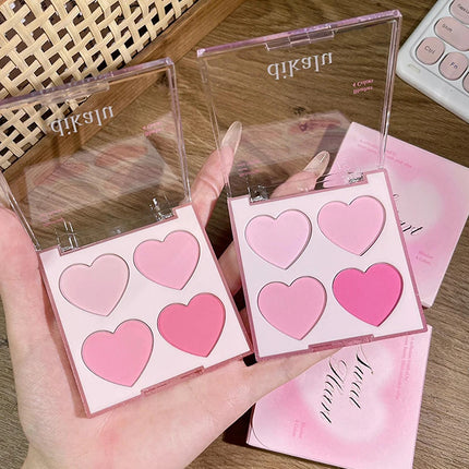 New DIKALU Honey Story Four Color Blush Powder Delicate Natural Lift Color Low Saturation Pseudo-vegetarian Blush INS