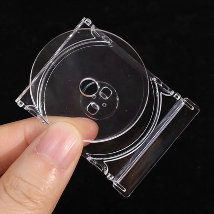 10PCS Peripheral Commemorative Blank Album Mini CD Case DIY Keyring Hanging Decoration CD Player Pendant Key Chains