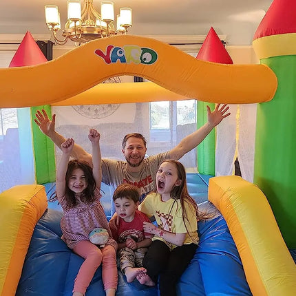 Yard Inflatable Bounce House With Slide 12*9*8ft Bounce House For Kids 5-12 Bouncer With Blower For Outdoor Backyard/Indoor