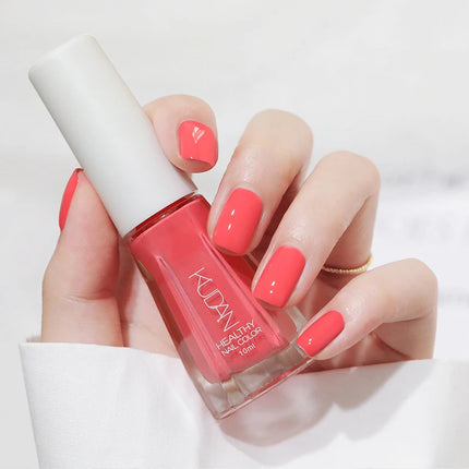 KUDAN 10ml Glass Bottle Colorful Nail Polish for Nails Pink Purple Blue Neon Fashion Polish Nail Art Varnish Summer Spring