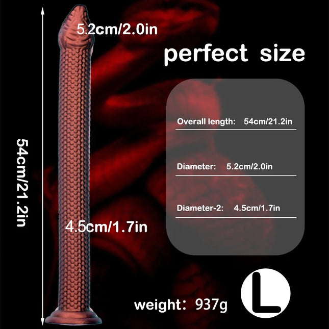 Super Long Snake Shaped Anal Plug Silicone Butt Plug Dildo Masturbator Anal Stimulation Sex Toys Sex Shop Anus Dilator Adult Toy