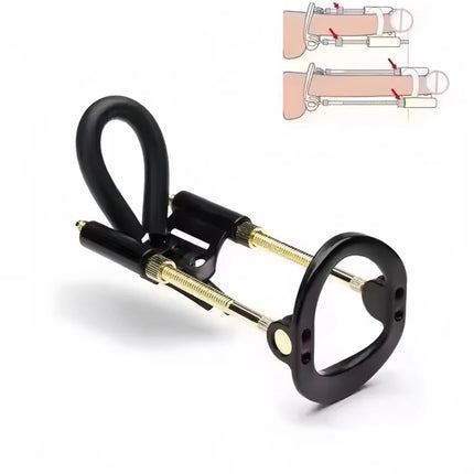 Male Penis Corrector Delayed Locking Sperm Ring Portable Penis Stretching Negative Pressure Endurance Penis Stretching Trainer