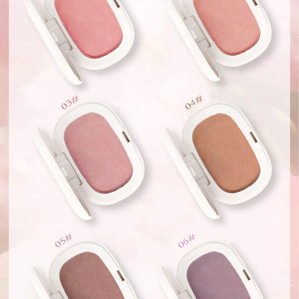 Monochrome Mud Blusher Contour Matte Natural Cheek Tint Purple Taro Low Saturation Waterproof Soft Contouring Cream Cosmetics