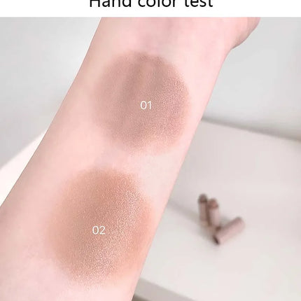 Nose Shadow Contour Stick Natural Matte Gray Coffee Nose Shadow 3D Contouring Bronzer Long Lasting Silky Shading Powder Makeup