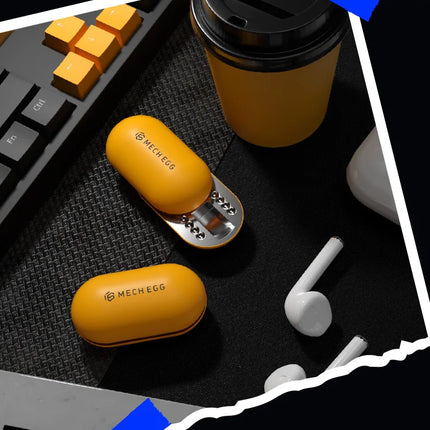 Mech Egg EDC Fidget Slider Metal Fidget Toys ADHD Tool Anti-anxiety Office Desk Toys Adult Stress Relief Toys Birthday Gifts