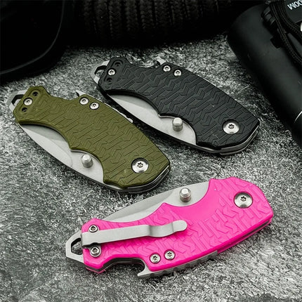 High-Quality KS 3800 Shuffle Mini Folding Knife 8Cr13Mov Blade Nylon Fiberglass Handle Outdoor Camping Hunting Hiking Tool