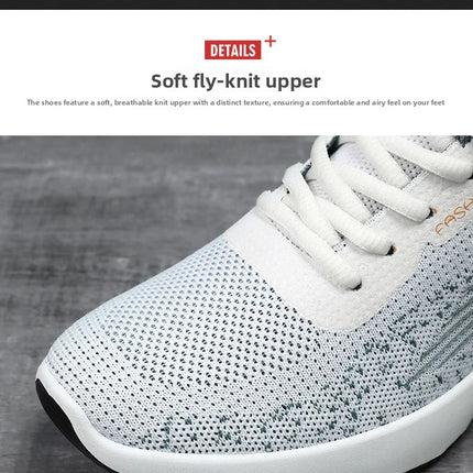 Ultralight Running Shoes for Men Casual Breathable Mesh Sneakers Anti-slip Fashion Solid Colour Men's Shoes Plus Size 47