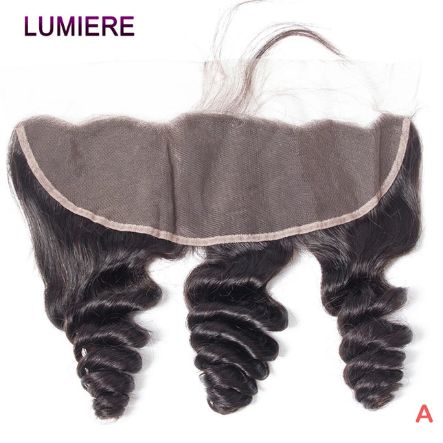 13x4 13x6 Invisible HD Lace Full Frontal Only Melt Skins Loose Deep Wave 5x5 6x6 7x7 Skinlike HD Lace Closure Pre-Plucked Hair