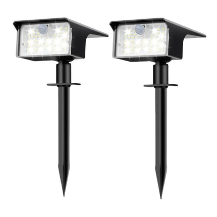 Solar Spot Lights Outdoor Motion Sensor, [62 LED]3 Modes Solar Landscape Spotlights Outdoor Waterproof,  for Yard Garden Patio